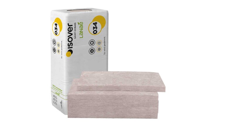 Akustic TP 1-034, Trennwandplatte aus Glaswolle, weiße Lanaé Verpackung | © Saint-Gobain Isover G + H AG
